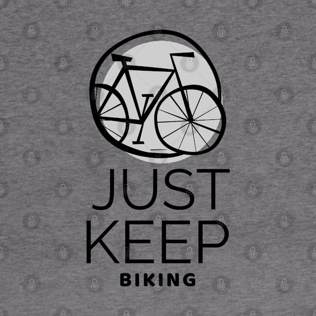 Just keep biking by Art Cube